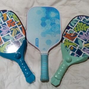 Blue and Green Paddle Set